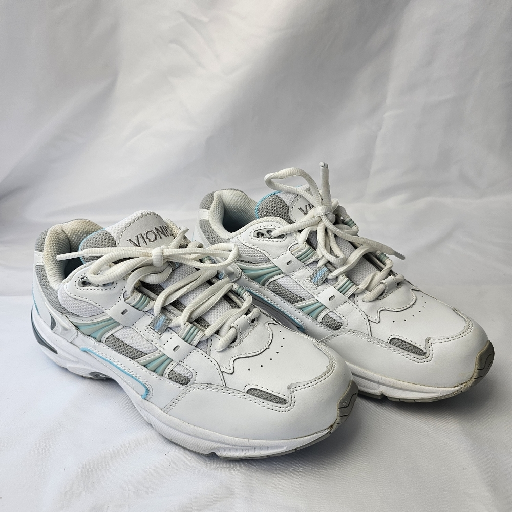 Vionic Women's Walker White and Blue 7